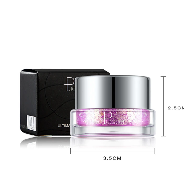 Праздничная блестящая пудра с блестками для глаз Звездный макияж сияющая