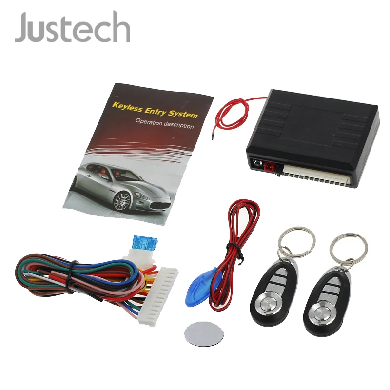 Автомобильный Дистанционный центральный дверной замок jutech бесключевая система