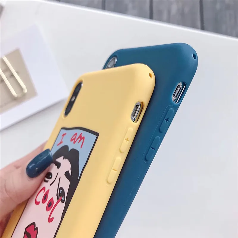 Персональный Забавный чехол для Iphone11 I Xsmax / Xr/ X Hand Shell 8plus 7 Защита осень Iphone6s Tide