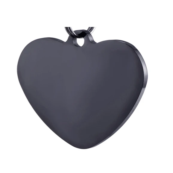 Wholesale 10X Personalized Cordate Blank Cat ID Tag Customized Dog Name Phone Pet Tags id Stainless Steel