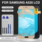 5,2 дюймовый Super Amoled дисплей Catteny A520 для Samsung Galaxy A5 2017, ЖК-дисплей с сенсорной панелью, дигитайзер экрана A520F в сборе
