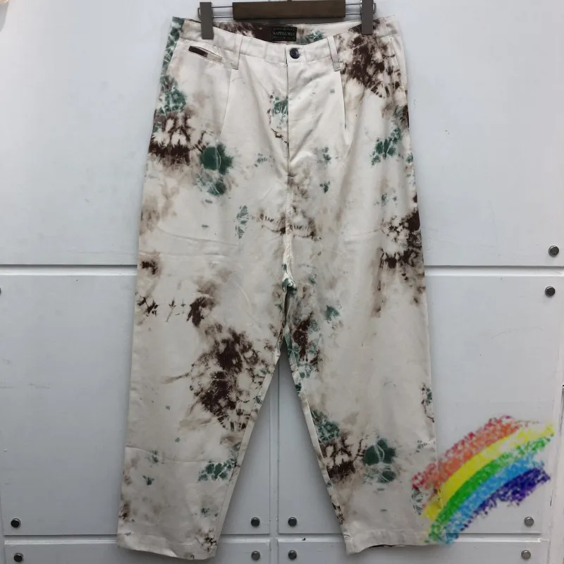 

Брюки KAPITAL OVERDRY для мужчин и женщин, брезентовые эластичные спортивные штаны с принтом тай-дай, версии 1:1