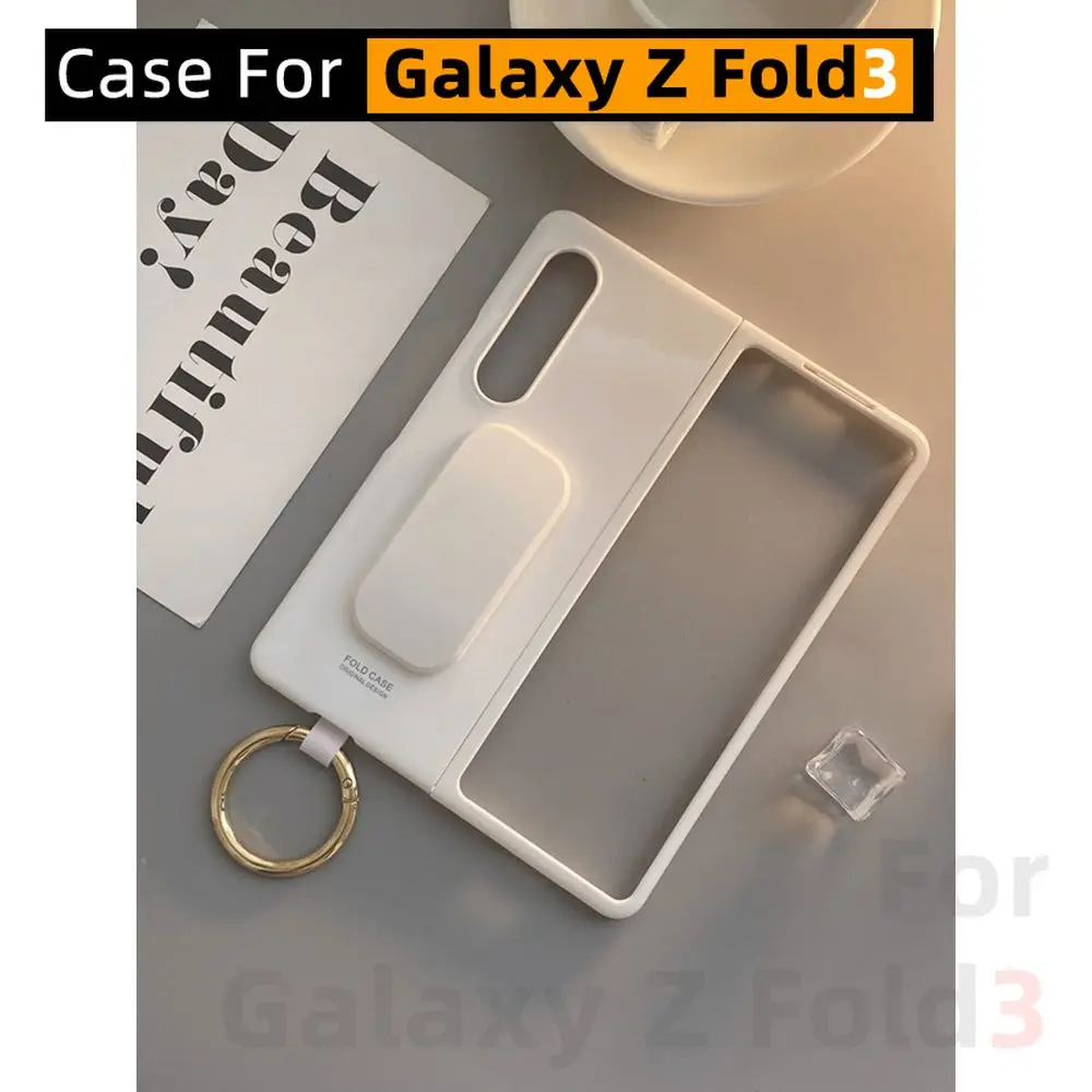 for samsung galaxy z fold3 casegalaxy z fold 3 5g case pc material with phone bracket free global shipping