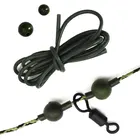 100 шт., силиконовые трубки для рыбалки на карпа + 1 м