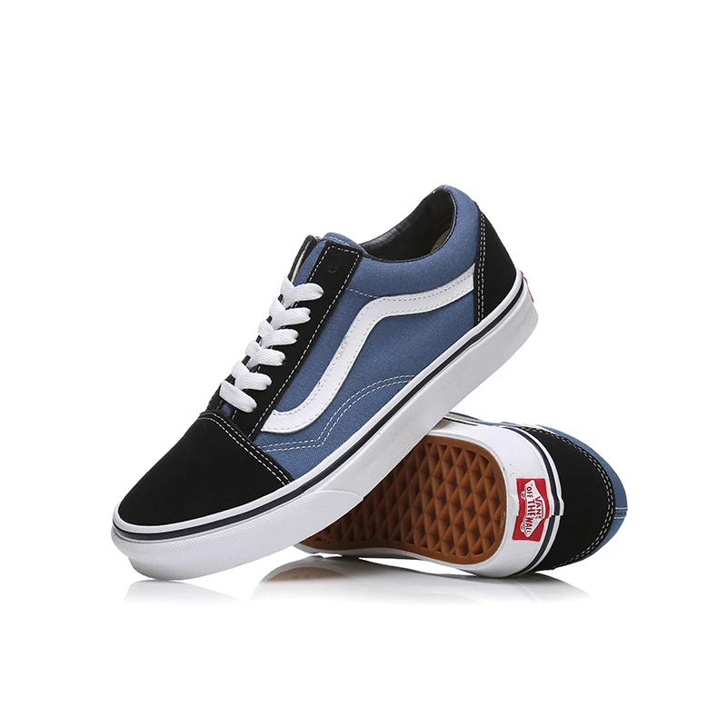 Оригинальные подлинные VANS OLD SKOOL для мужчин и женщин скейтборд обувь многоцветный