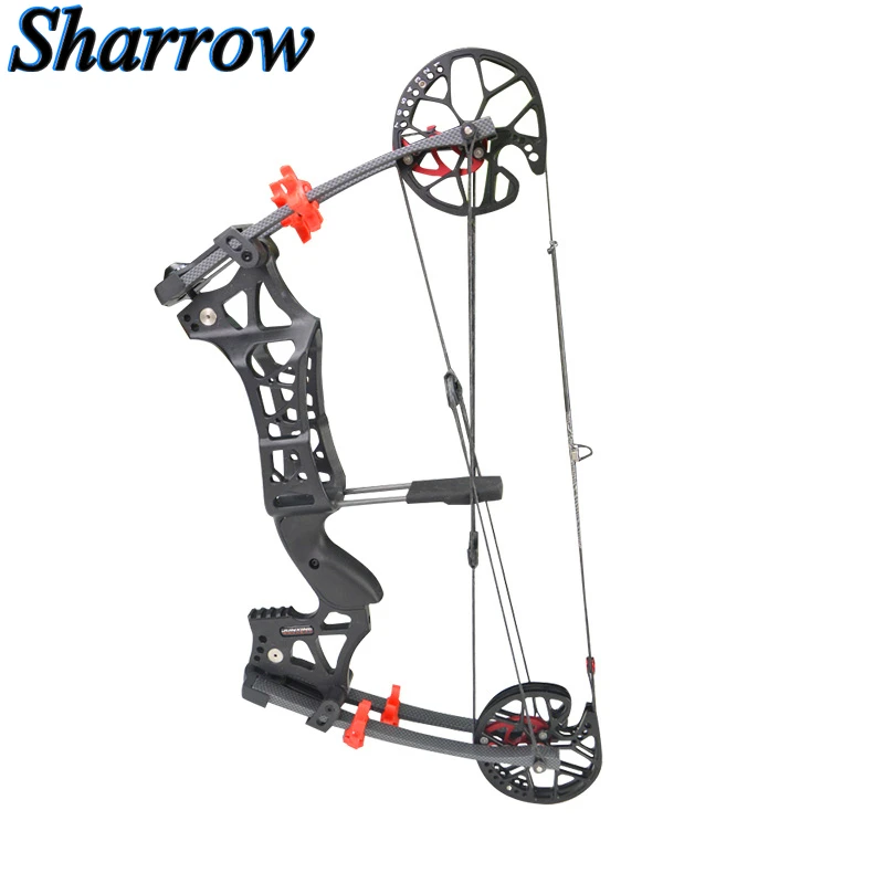 Junxing Охота блочный лук 30 60lbs Регулируемый авиационный алюминиевый механический
