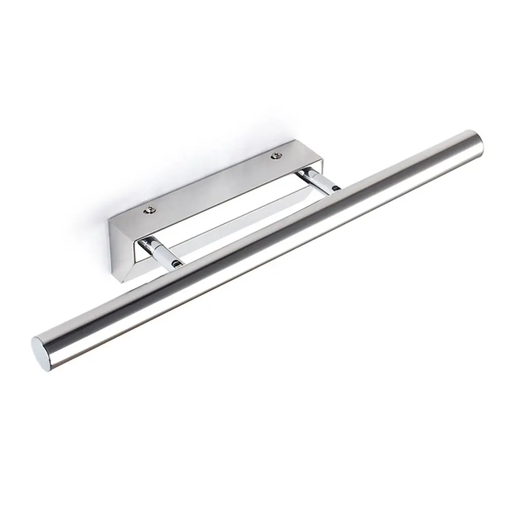 

Stainless Steel LED Mirror Front Light Durable Convenient And Practical Push Button Toilet Bathroom Wall Light