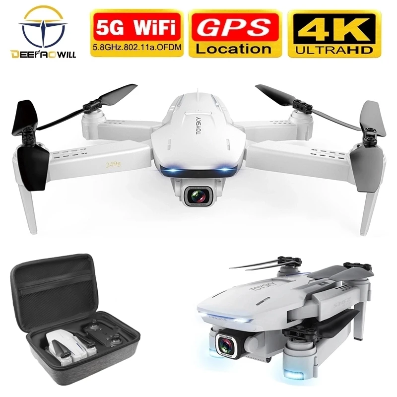 2020 Новый S162 Дрон gps 4K HD 1080p 5G Wi Fi FPV Quadcopter полета 20 минут rc расстояние 500 м Смарт