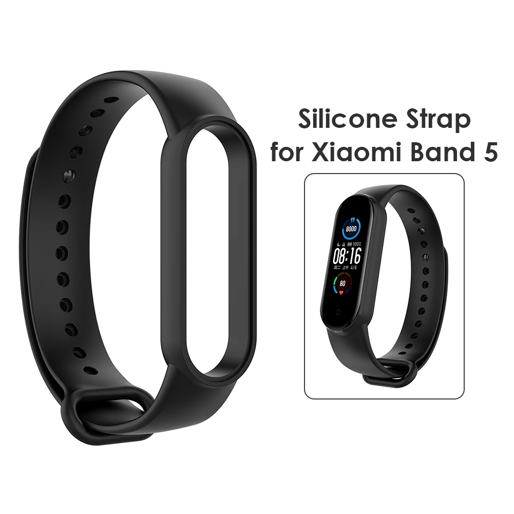 Для Xiaomi Mi Band 5 NFC спортивный ремешок часы силиконовый для xiaomi mi band браслет Miband