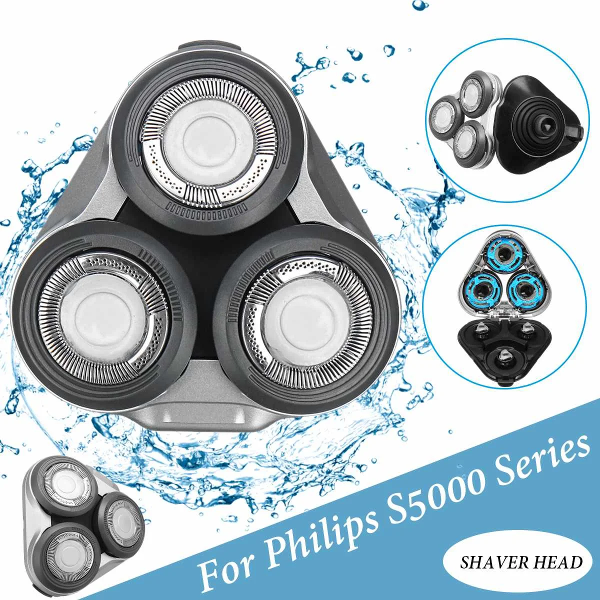 

Сменные лезвия для бритвы Philips S5000, S5370, S5210, S5420, S5140, S5078, S5077, S5050, S5082, S5380