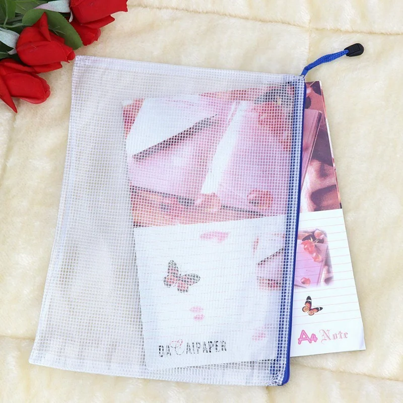 

A4 Plastic File Document Folders Bags with Zipper