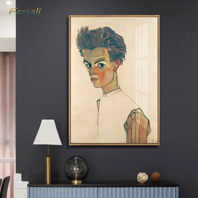 

Живописный постер Egon Schiele Абстракт