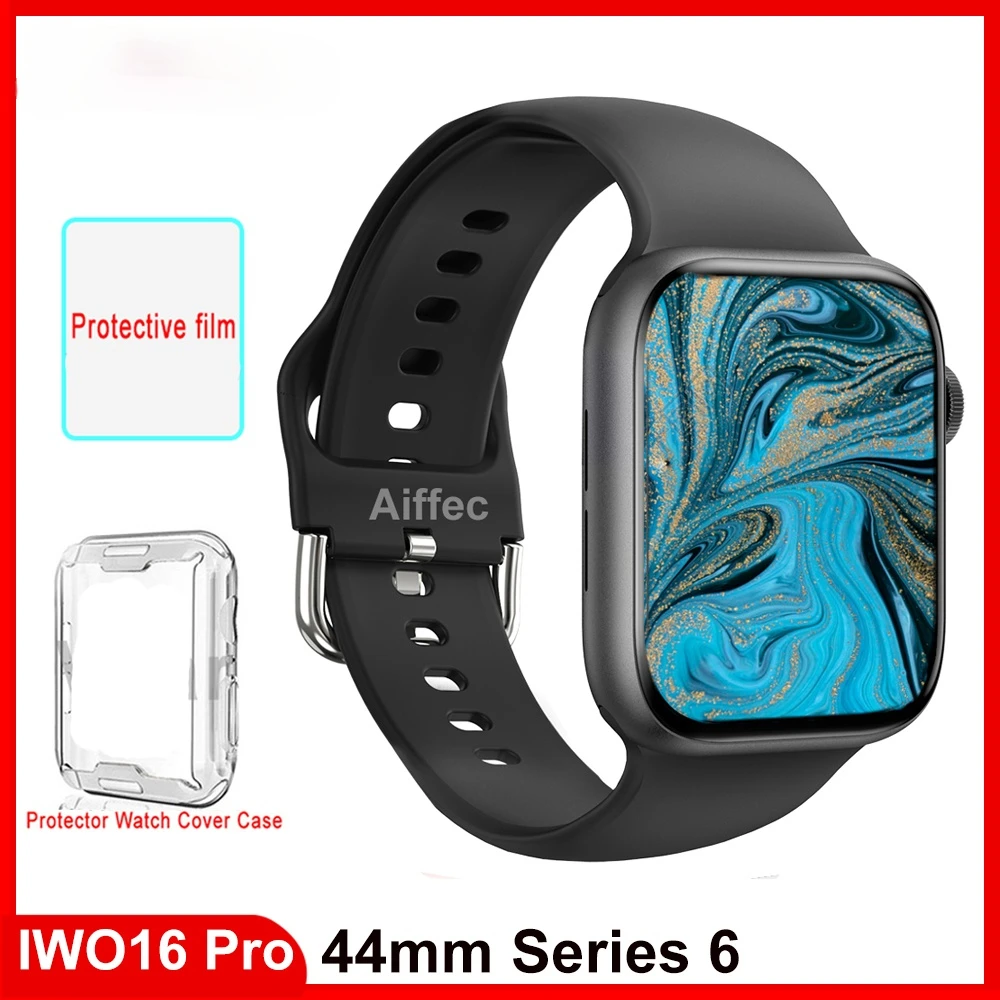 Смарт часы IWO 16 Pro серия 6 44 мм с Bluetooth фитнес трекер для мужчин и женщин W66
