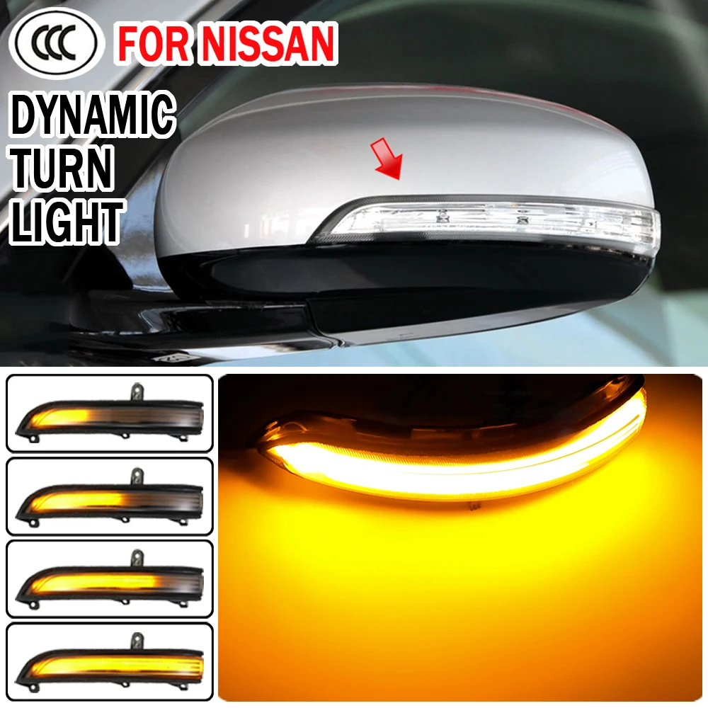 

2pcs Dynamic Blinker LED Turn Signal For Nissan Maxima 2008-2013 Australia and New Zealand Light Mirror Indicator Sequential