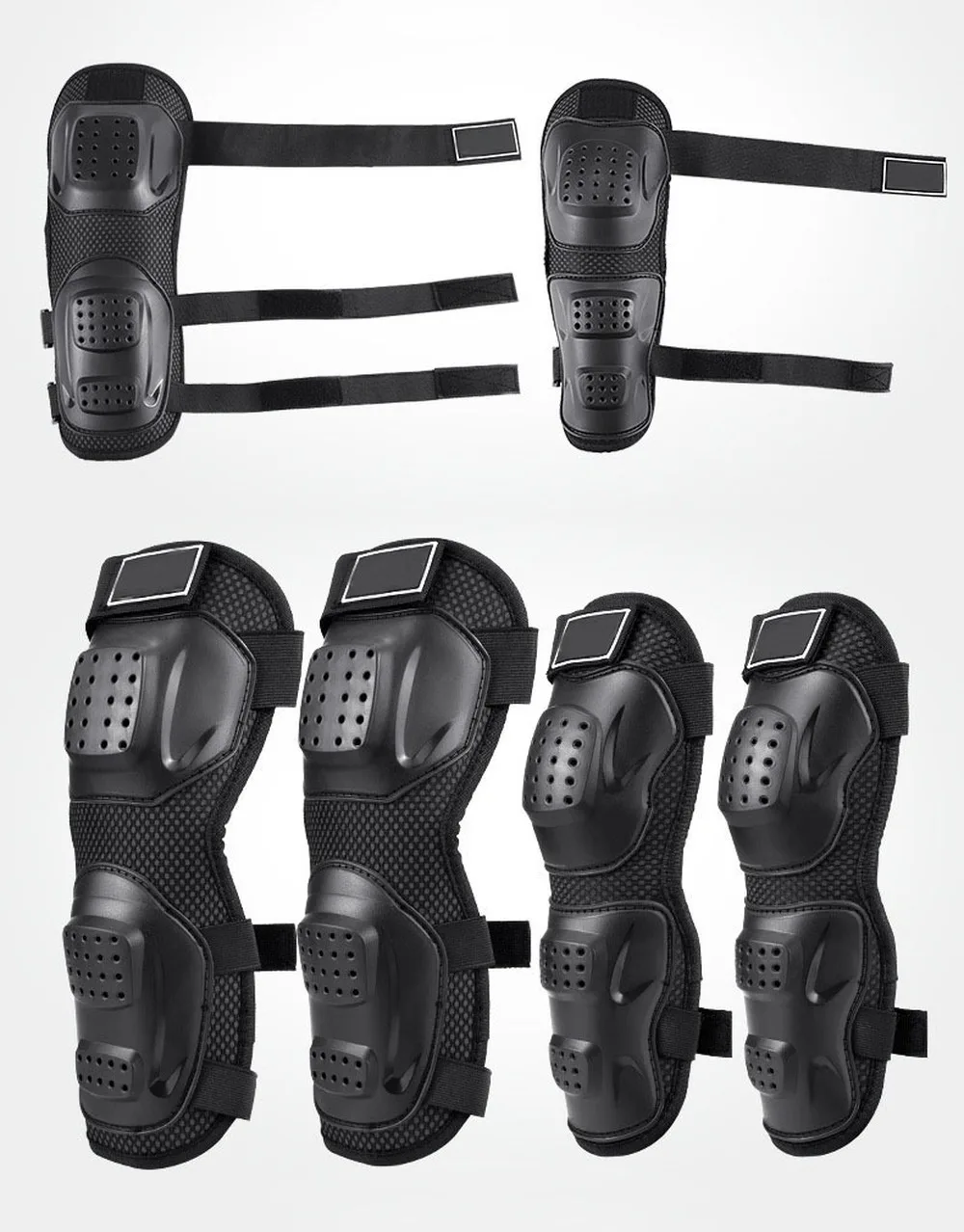 

Four-piece Knee Pads and Elbow Pads for Off-road Motorcycles, Easy To Move and Durable FOR