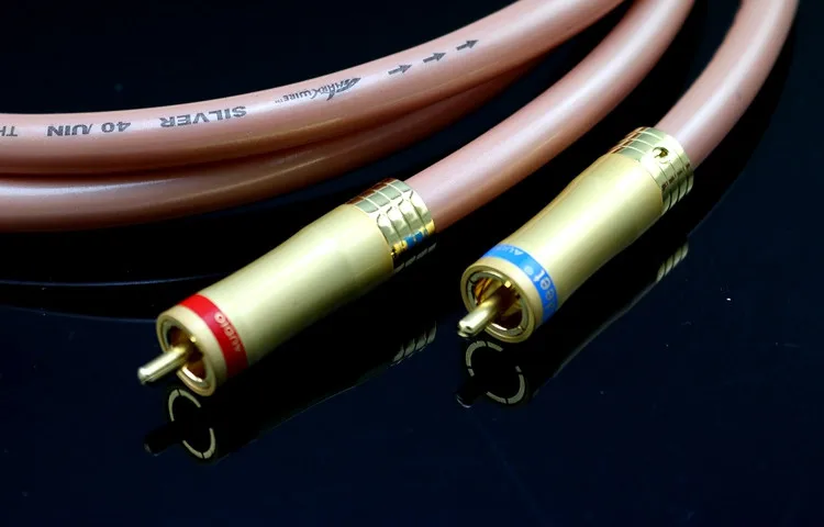 Британская Акула двухъядерная Посеребренная аудиосигнальная линия HiFi hi end hiend dual