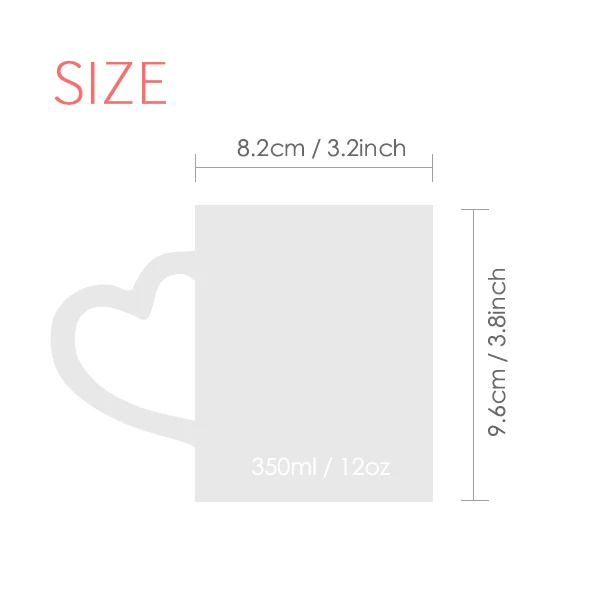 Термочувствительная кружка с изображением красного сердца в стиле дня сурка со