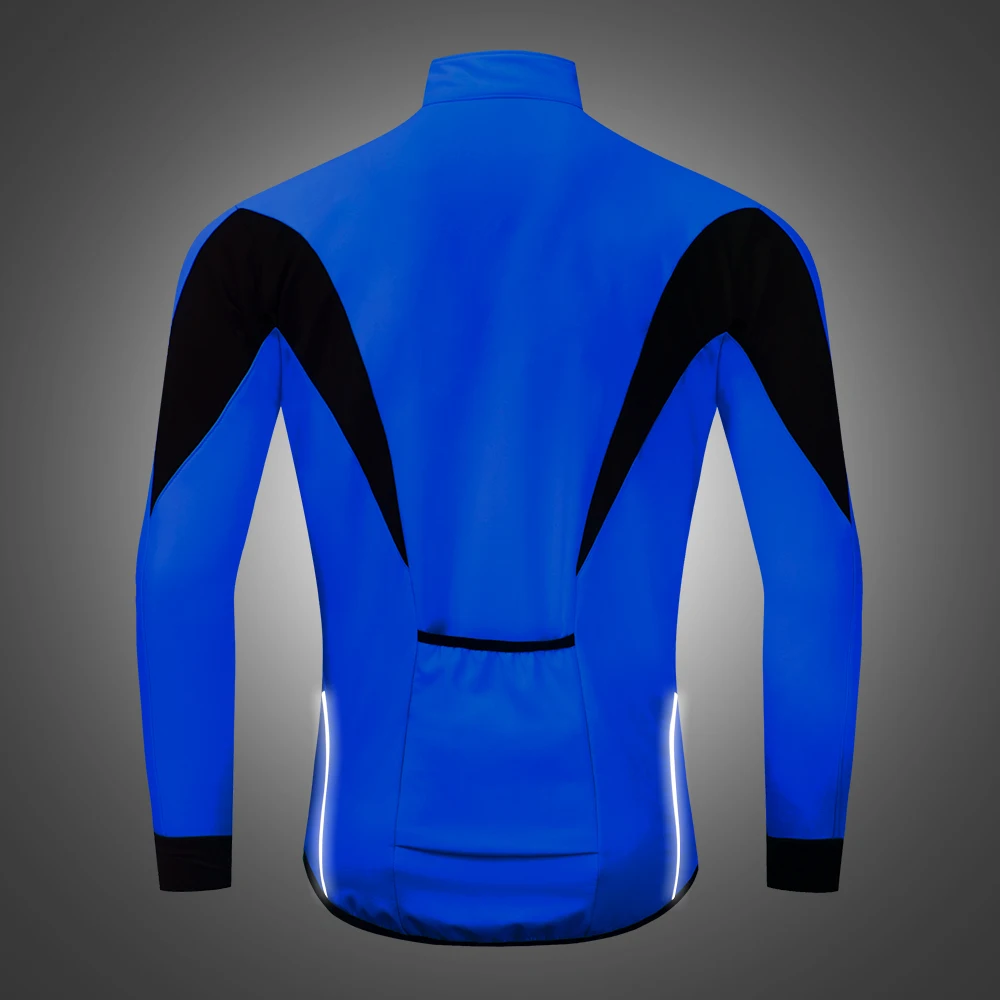 Теплая велосипедная куртка WOSAWE зимняя ветрозащитная ветровка водоотталкивающая