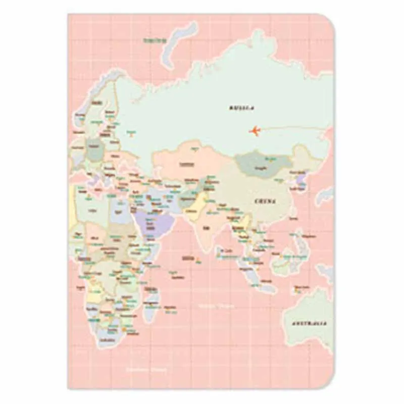 

Travel Accessories The World Map Korea Passport Holder PVC Leather Travel Passport Cover Case Card ID Holders 14cm*9.6cm