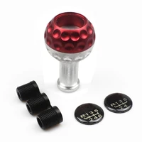 universal gear shift knob red aluminum golf ball 5 6 speed car manual lever accessories