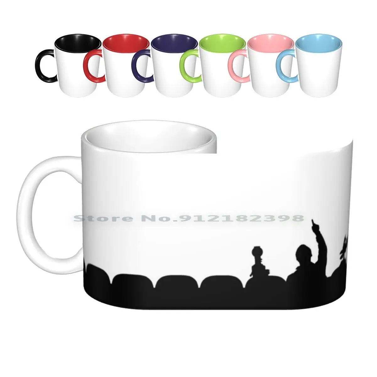 Керамические кружки Mst3k силуэт кофейные чашки Кружка для молока и чая