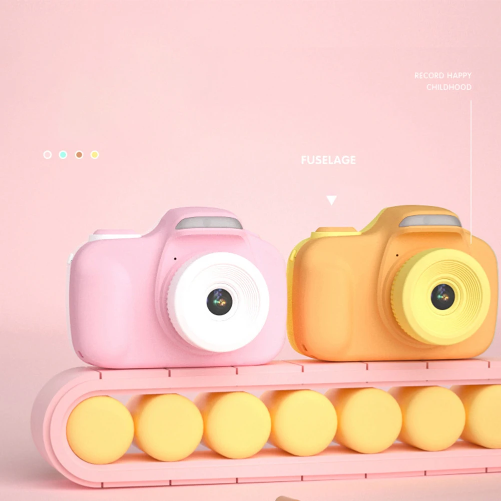 Дети Путешествия видео большой экран Портативный селфи с силиконовым чехлом