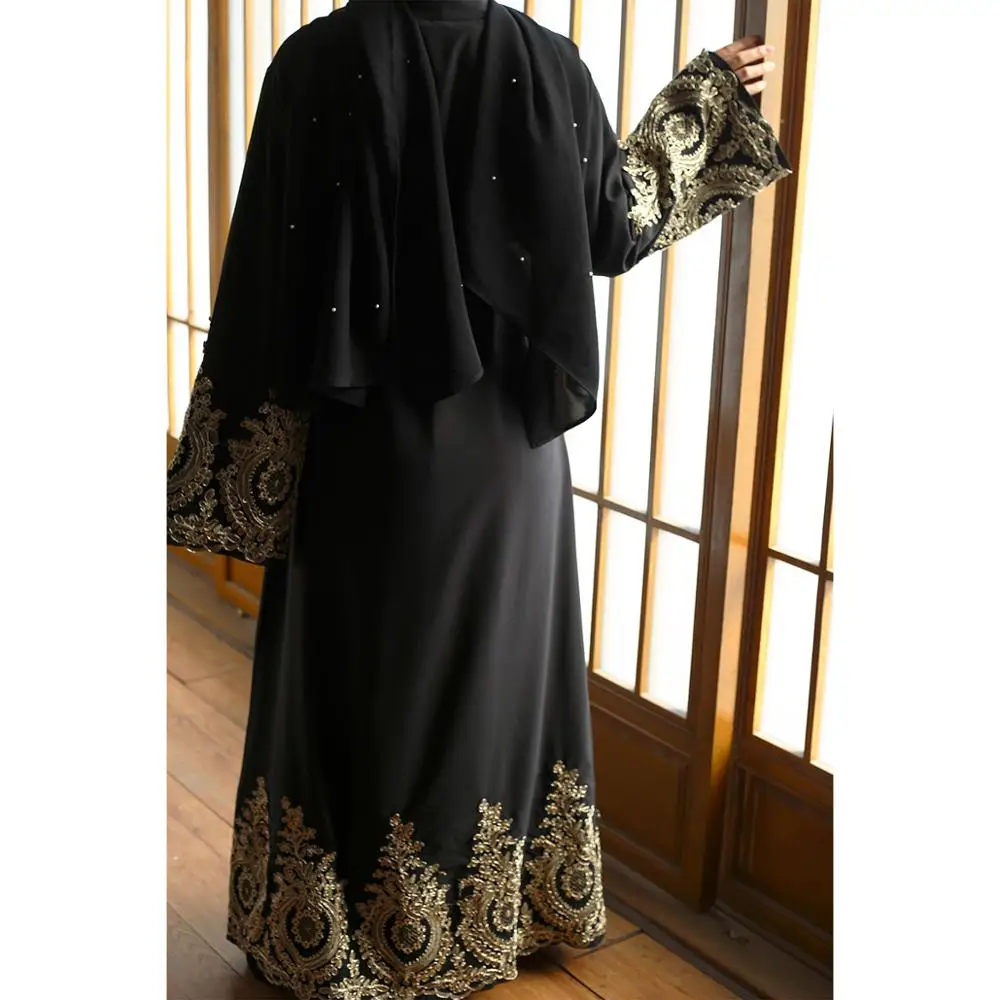 2020 новая скромная модная мусульманская одежда Абая для женщин мусульманское