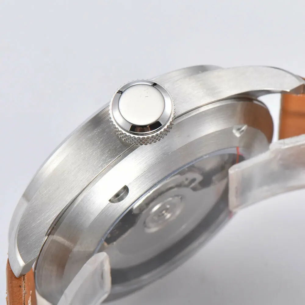 Мужские механические часы с автоматическим зарядом заряда 46 мм | Наручные