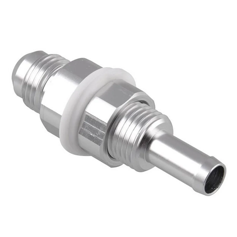 6AN Male Connector Flare Bulkhead To 5/16 Hose Barb 6061 T6 Aluminum Silver New | Автомобили и мотоциклы