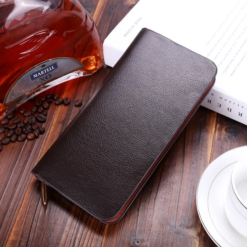 Новинка 2018 мужские кошельки Кожаный клатч для монет кошелек Простой деловой