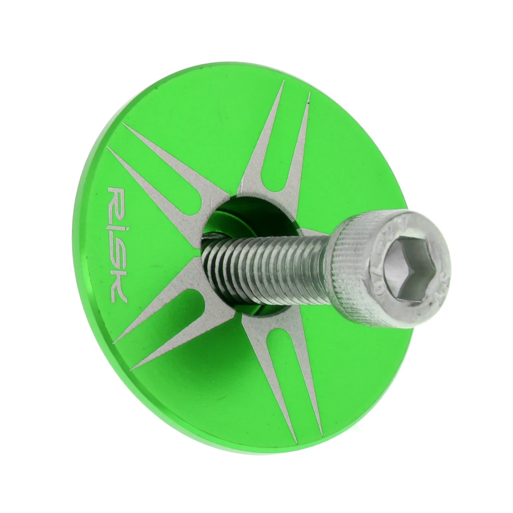 Green Star 2 Велосипедная дорога горный велосипед 1-1/8 дюймов Крышка для гарнитуры - Цвет: Green Star 2