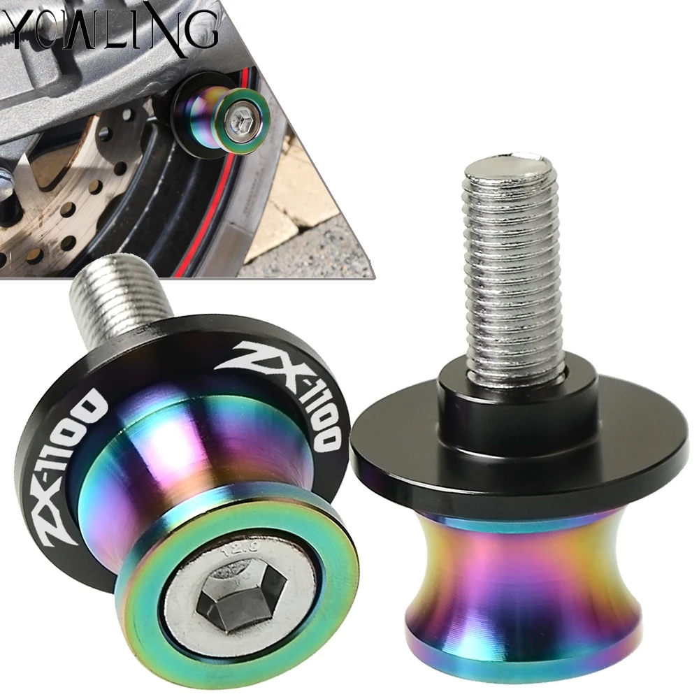 

Swingarm Stand Screws Motorcycle Swing Arm Spools Sliders FOR Kawasaki ZX1100 ZX11 1990 1991 1992 1993 1994 1995 1996 1997 1998