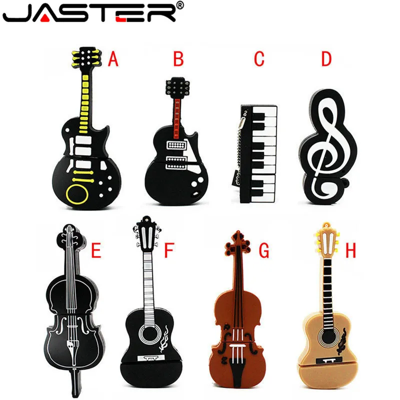 Флэш-накопитель JASTER 8 видов музыкальных инструментов USB флэш-накопитель диск