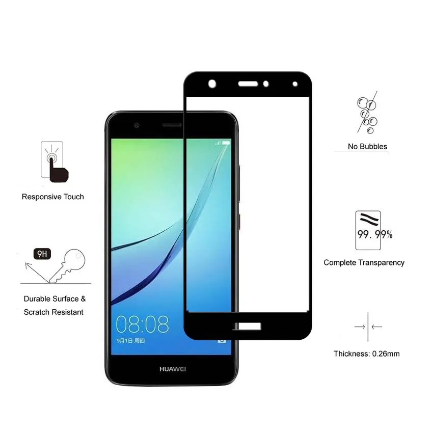 2 шт для huawei Nova стекло полное покрытие закаленное стекло для huawei Nova защита экрана 9H твердое защитное стекло