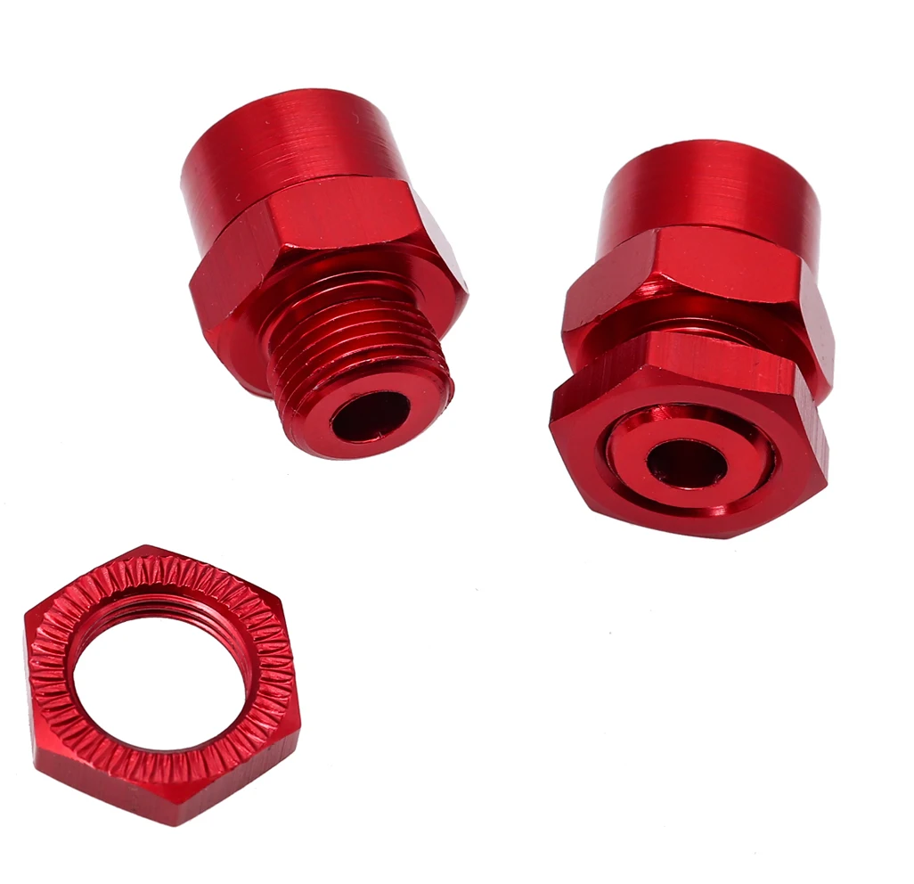4 шт. сплав 12 мм до 17 мм колеса шестигранный адаптер преобразования утолщение 15 мм для универсальных 1/10 RC автомобилей SCX10 TRX4 D90 D110 запчасти
