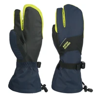3 fingers ski gloves men women winter fleece waterproof windproof snow ski mittens touch screen warm skiing snowboarding gloves