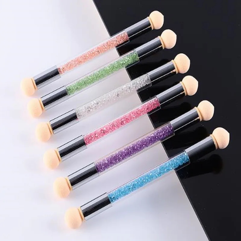 

Губки для ногтей, набор кистей, градиентные кисти для ногтей, ручка, акриловый гель, блеск, пудра, набор, инструменты для маникюра