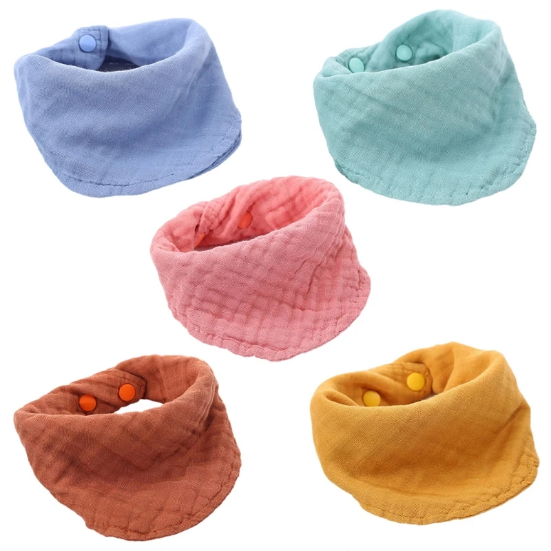 

Baby Feeding Bibs Soft Cotton Saliva Towel Toddler Triangle Scarf Bandana Newborn Burp Cloth Shower Gifts