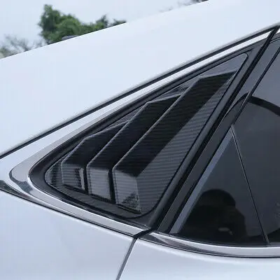 

Carbon Fiber Look Rear Window Shutter Cover Trim 2pcs for Lexus NX 2014-2020
