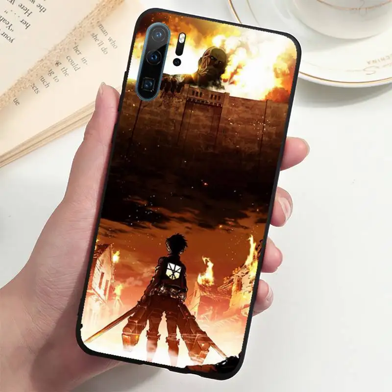 

Anime Japanese attack on Titan Phone Case For Huawei P20 P30 P40 lite Pro P Smart 2019 Mate 10 20 Lite Pro Nova 5t
