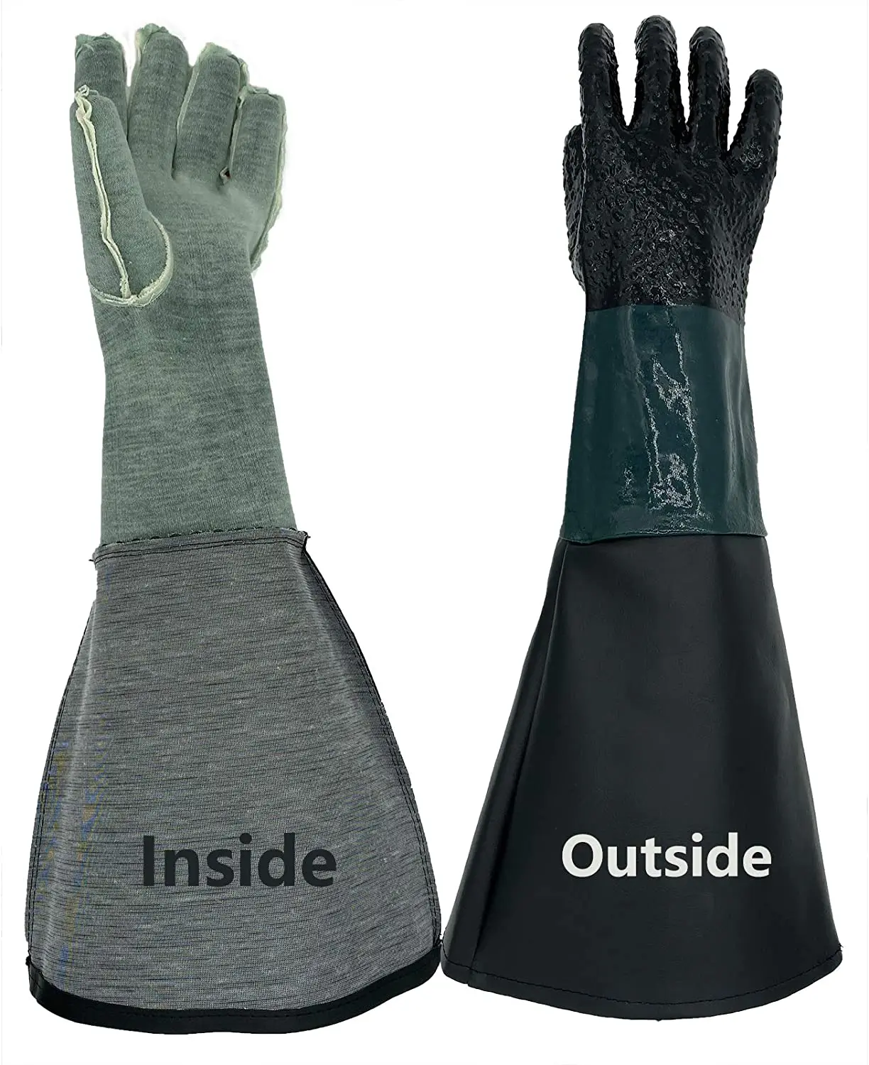 HOLDWIN 23 6 &quotрезиновые пескоструйные перчатки для пескоструйной обработки шкафов