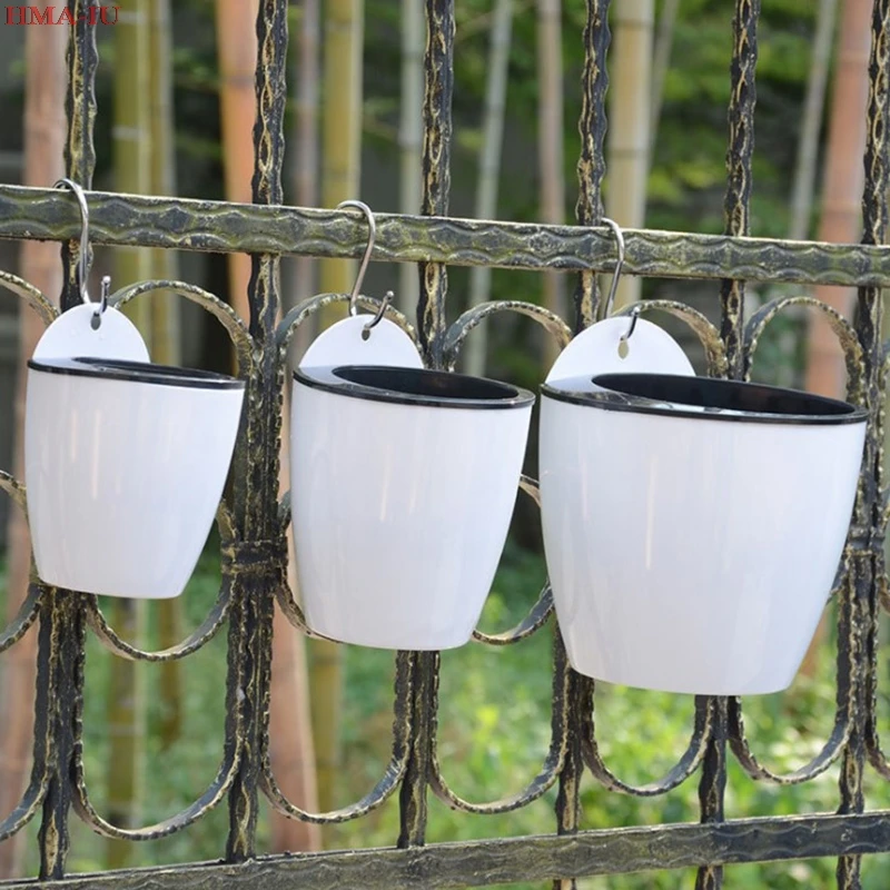

Automatic Water Absorption Flower Pot Wall Hanging Lazy Flowerpot Hydroponics