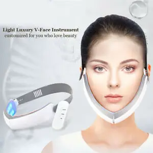 

V-Shape Face Lifting Massager Double-Chin Removal LED Light Skin Tightening Belt