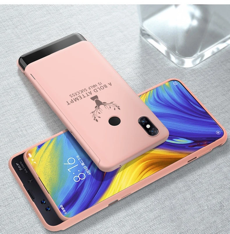 Liquid Pink Для Xiaomi mi x 3 Чехол 6,39 ''прозрачный Elac-покрытие PC 360 Полное покрытие для Xiaomi mi x3 противоударный жесткий Жидкий чехол Funda - Цвет: Liquid Pink