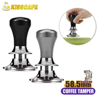 58 5mm adjustable coffee tamper constant pressure espresso distributor stainless steel force powder hammer barista accessories