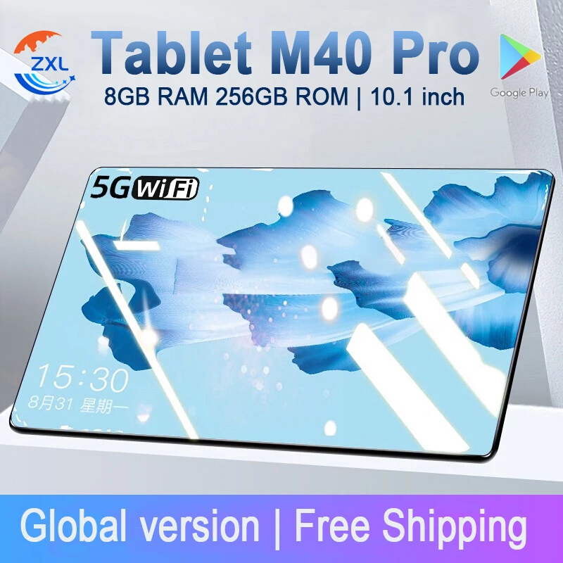 

Планшет M40 Pro, планшет на базе Android 10,0, 8 ГБ ОЗУ, 256 Гб ПЗУ, 10,1 дюйма, планшеты 1920x1200, 10 ядер, планшетный ПК, GPS, Двойная сеть, Wi-Fi