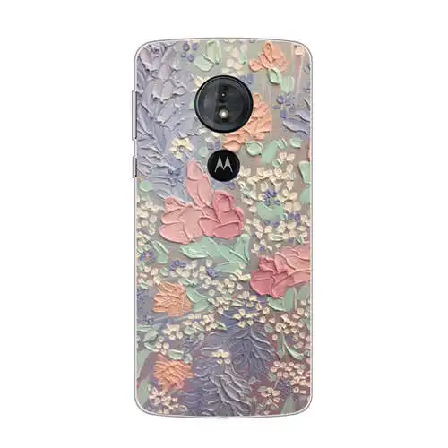 Чехол для Motorola Moto g6 play, силиконовая Мягкая задняя крышка из ТПУ с цветочным рисунком для Motorola Moto g6 plus, Защитные чехлы для телефонов - Цвет: LL03