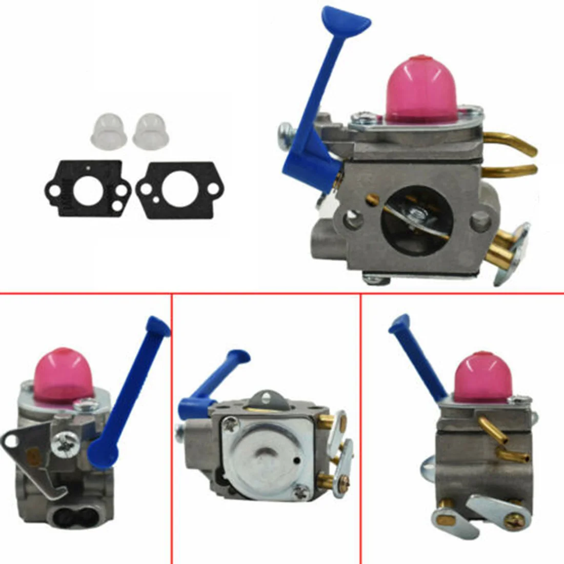 String Trimmers Carburetor Primer Bulb Gaskets Set For Husqvarna 124L 125L 125LD 128C 128L 128LD Garden Power Tools | Инструменты