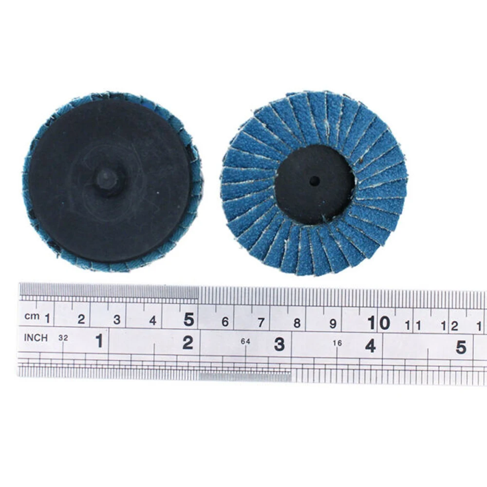 

11PC 2 Inch Flat Flap Disc Roll Lock Pad Grinding Sanding Sandpaper Wheels