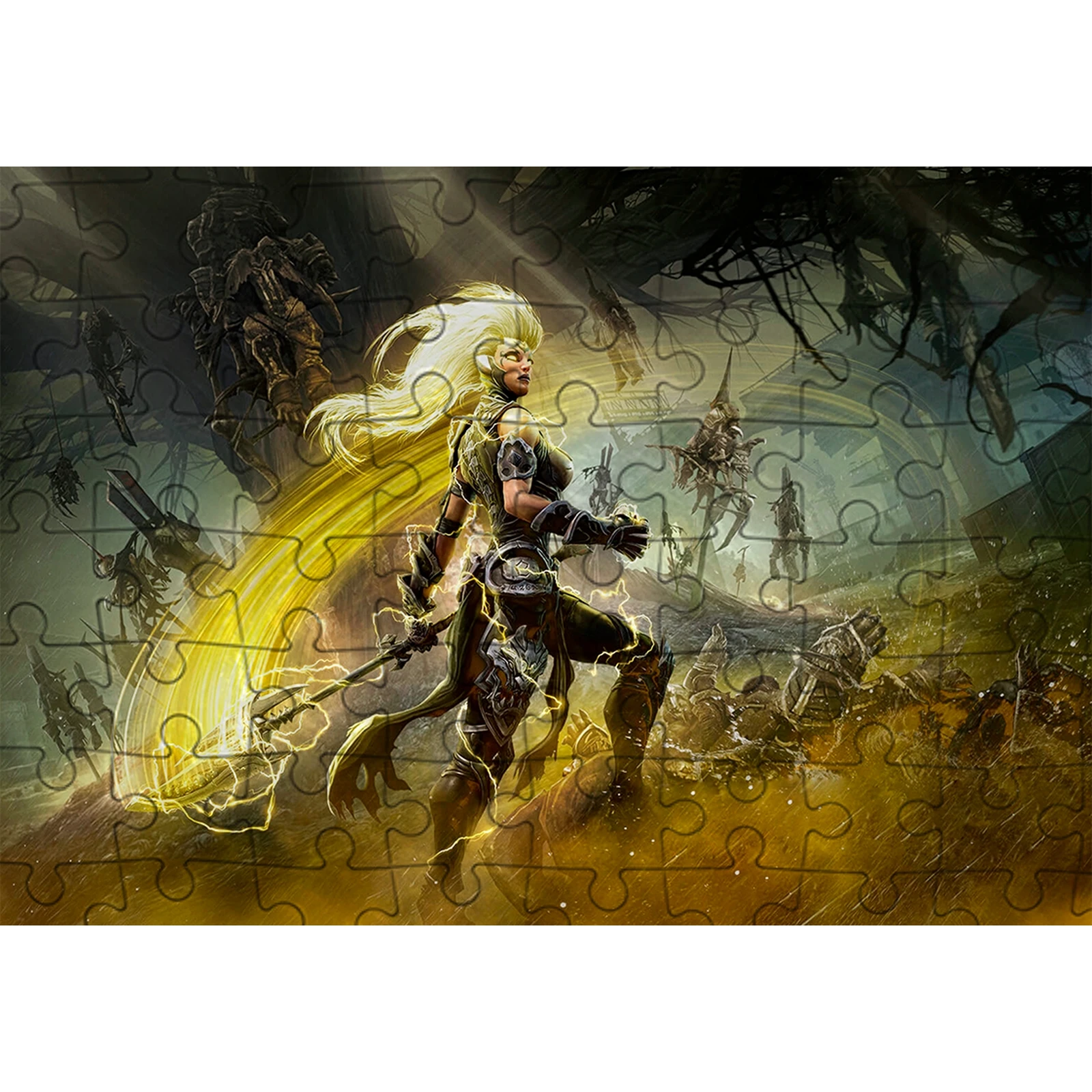 Пазл картонный головоломка мозайка размер А4 29x20 см Darksiders 3-29 | Игрушки и хобби